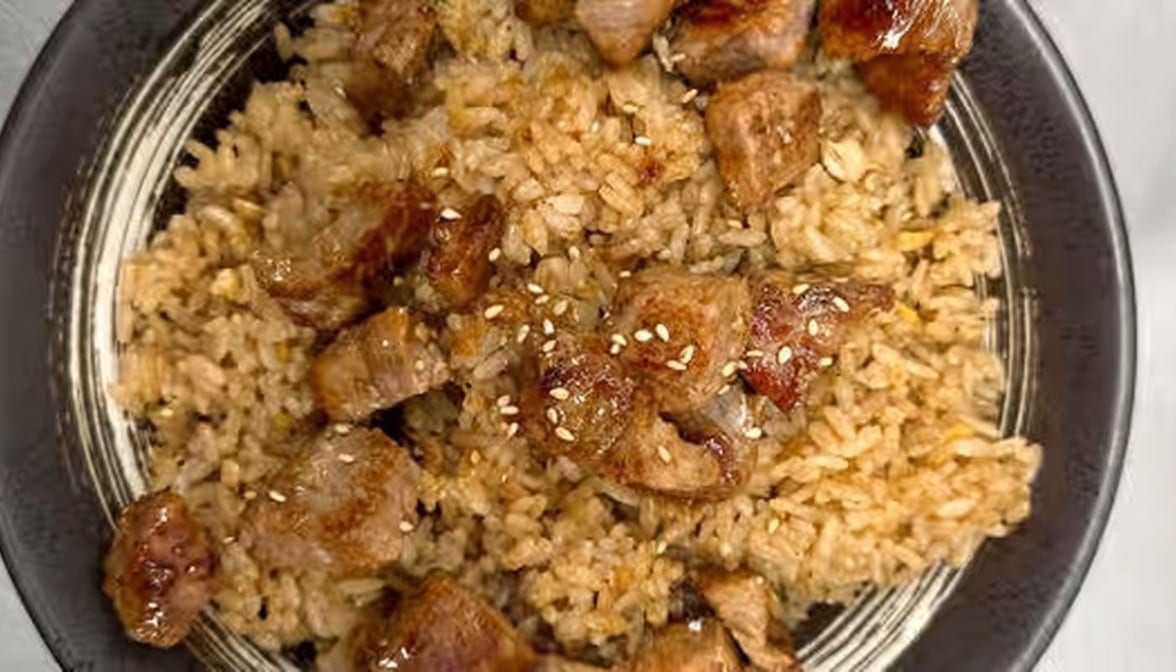 E29.Steak Japanese Fried Rice.