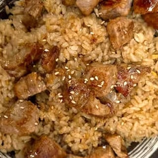 E29.Steak Japanese Fried Rice