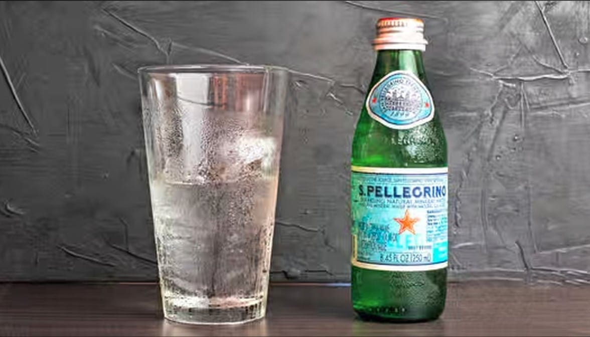Sparkling Water.