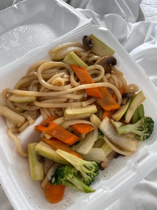E22.Vegetable Yakiudon.