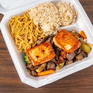 E12.Steak & Salmon Hibachi